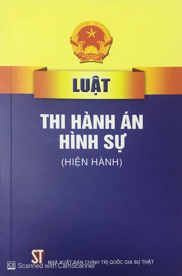 Luật Thi hành án hình sự (hiện hành)