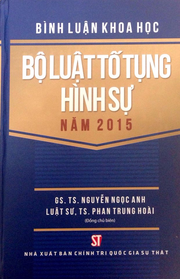 Bình luận khoa học Bộ luật tố tụng tụng hình sự năm 2015