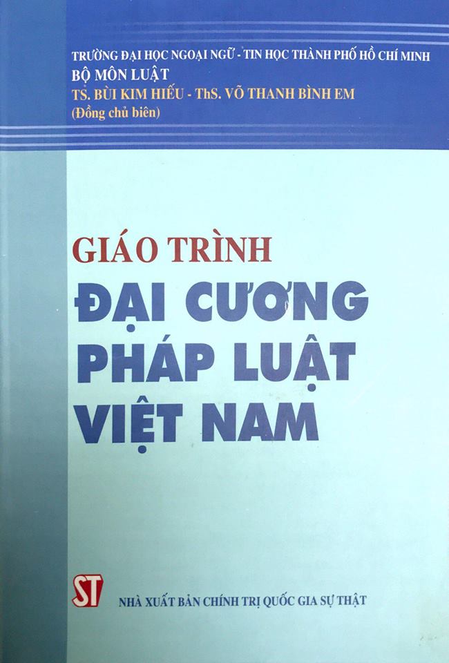 Giáo trình đại cương pháp luật Việt Nam