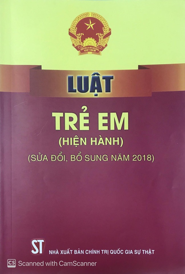 Luật Trẻ em (hiện hành) (sửa đổi, bổ sung năm 2018)