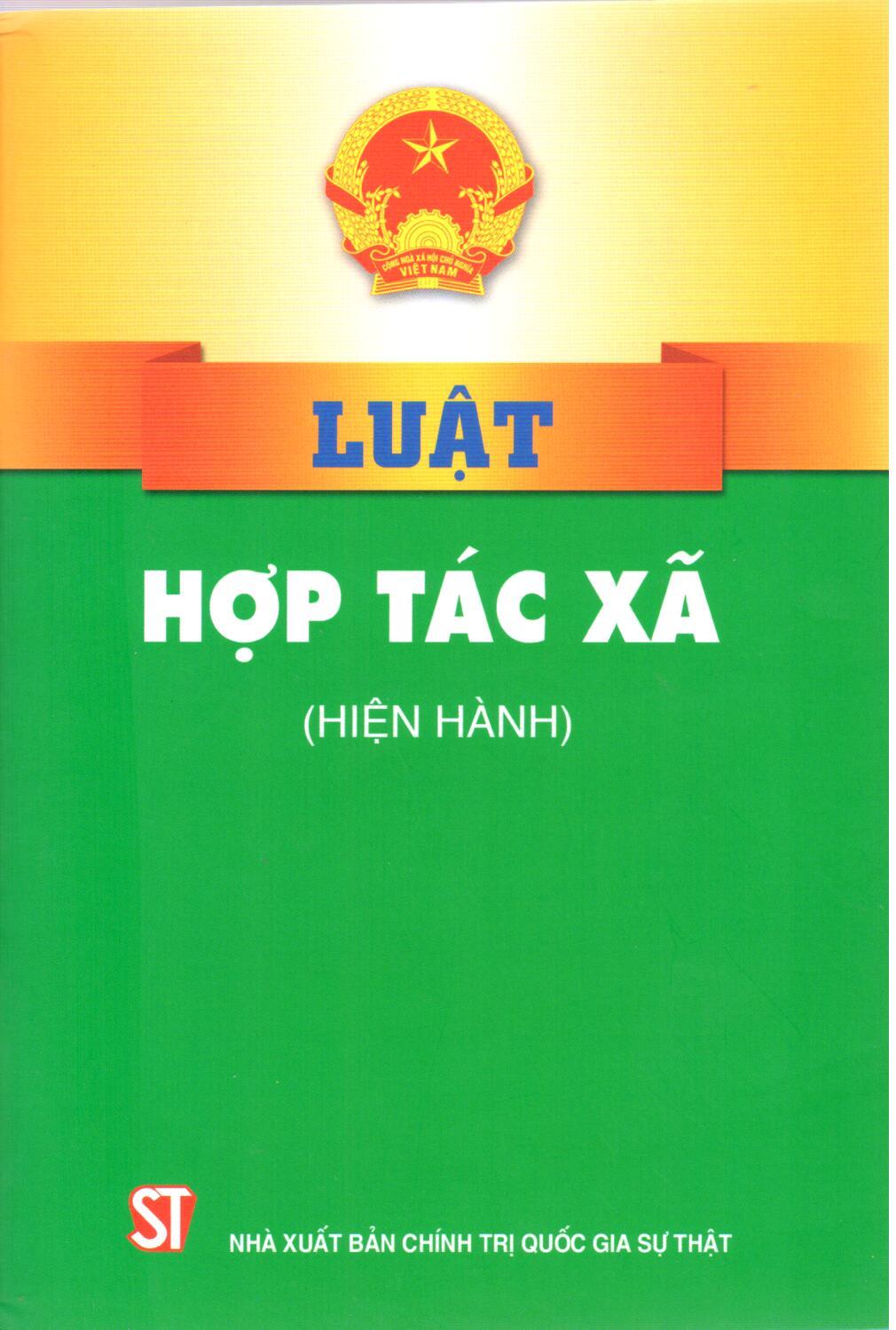 Luật Hợp tác xã (hiện hành) 