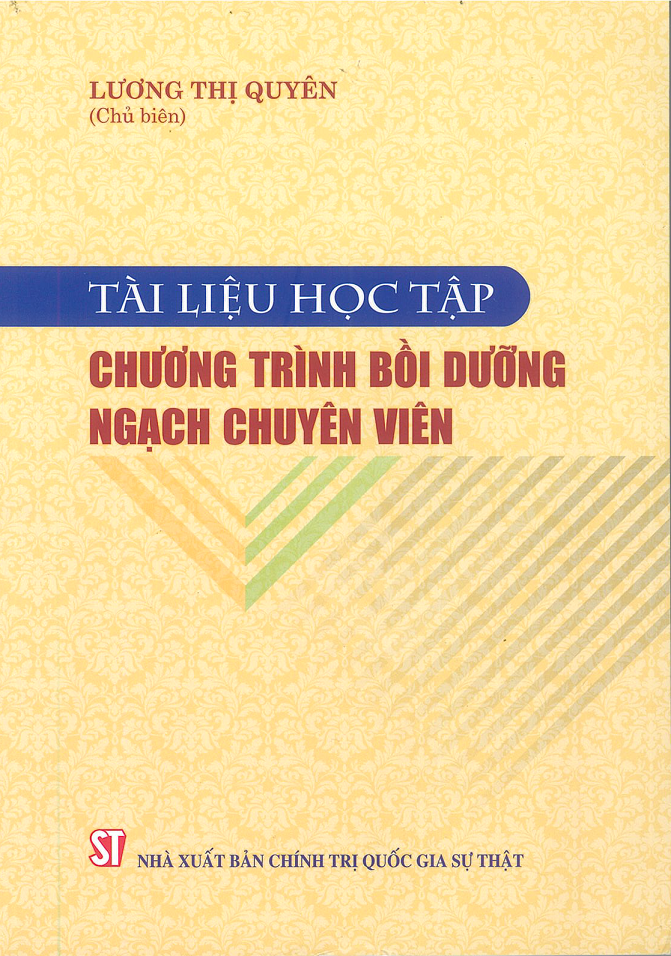 Tài liệu học tập chương trình bồi dưỡng ngạch chuyên viên