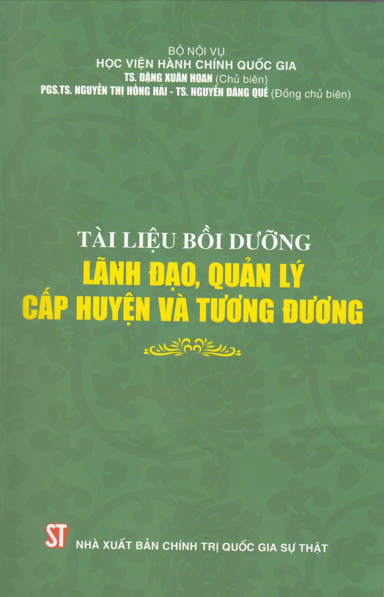 Tài liệu bồi dưỡng lãnh đạo, quản lý cấp huyện và tương đương