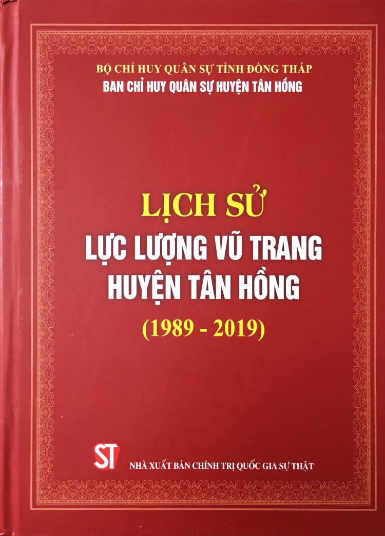 Lịch sử lực lượng vũ trang huyện Tân Hồng (1989 – 2019)