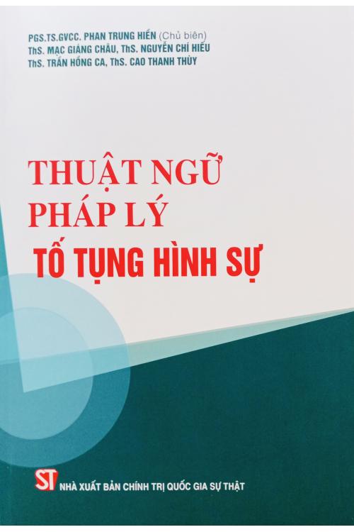 Thuật ngữ pháp lý tố tụng hình sự