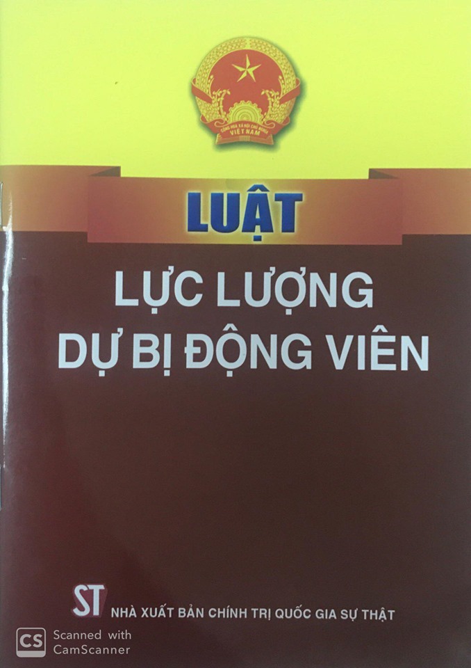 Luật Lực lượng dự bị động viên