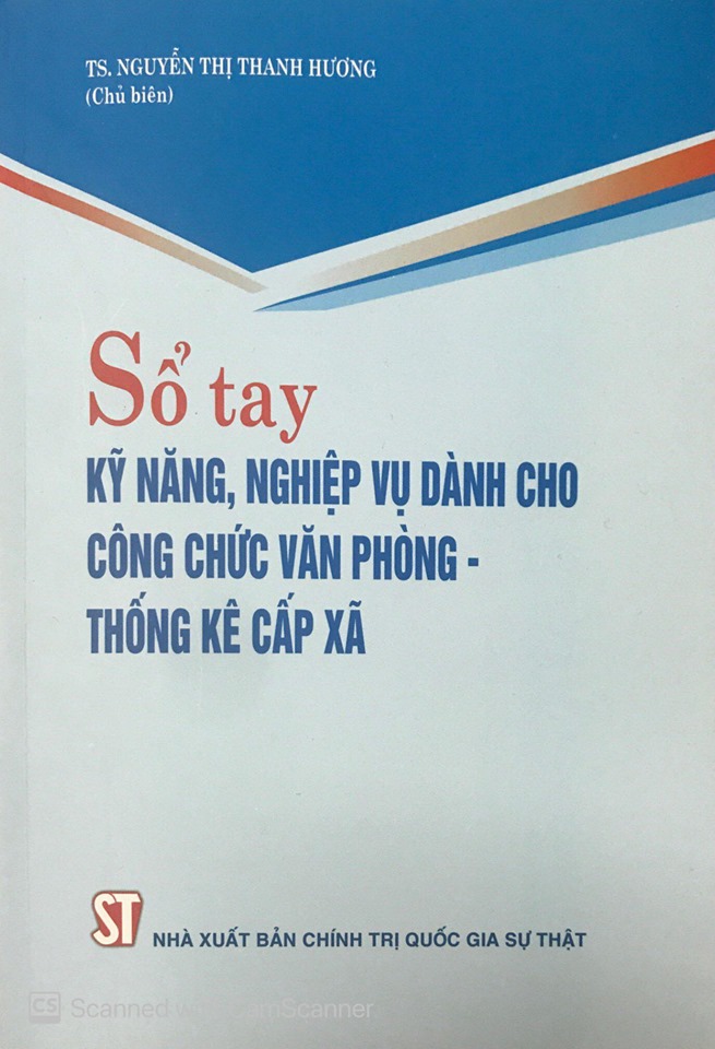 Sổ tay kỹ năng, nghiệp vụ dành cho công chức Văn phòng - thống kê cấp xã