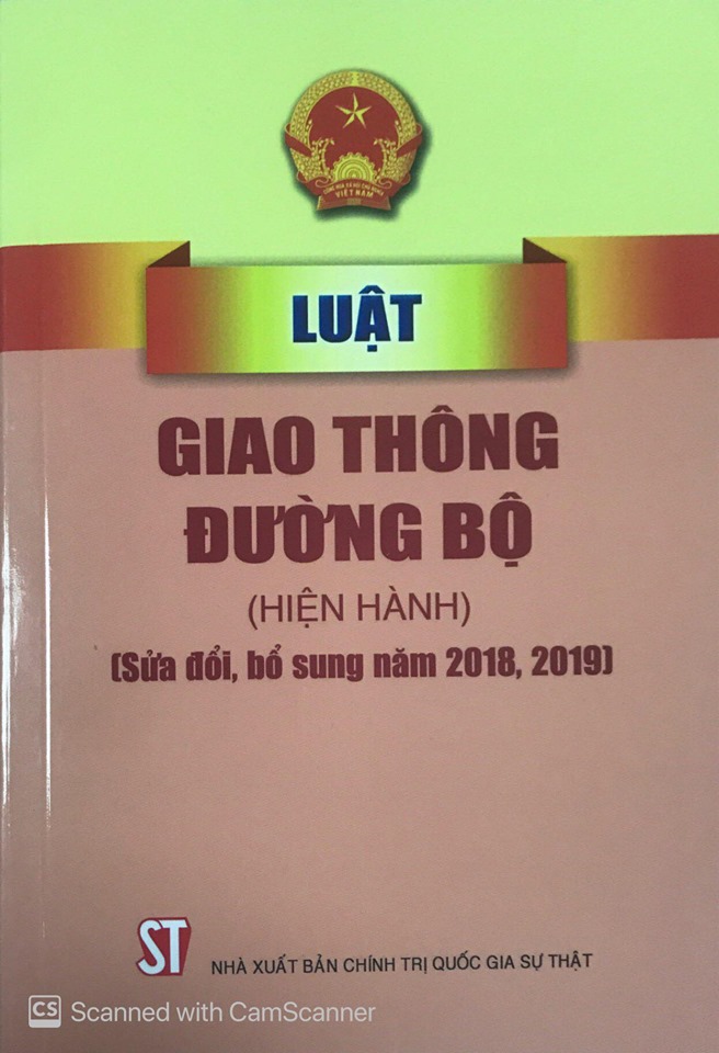 Luật Giao thông đường bộ (hiện hành) (sửa đổi, bổ sung năm 2018, 2019)