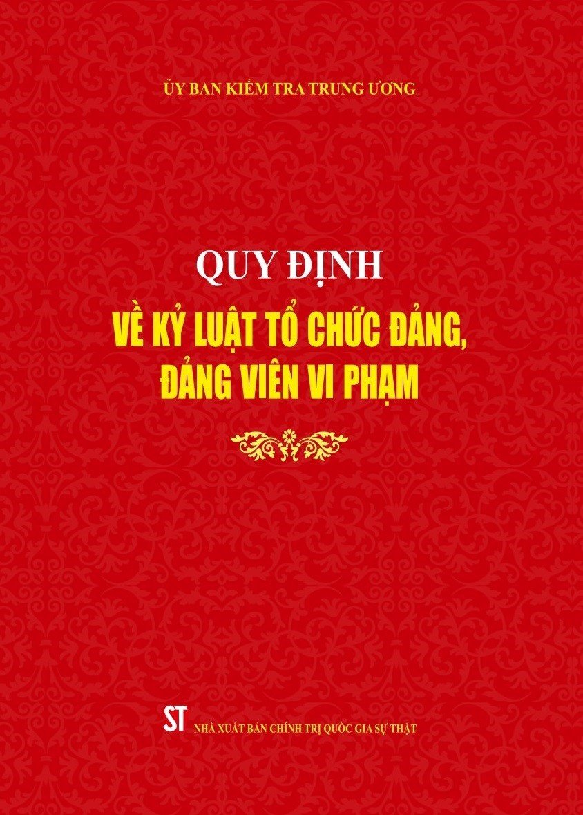 Quy định về kỷ luật tổ chức đảng, đảng viên vi phạm