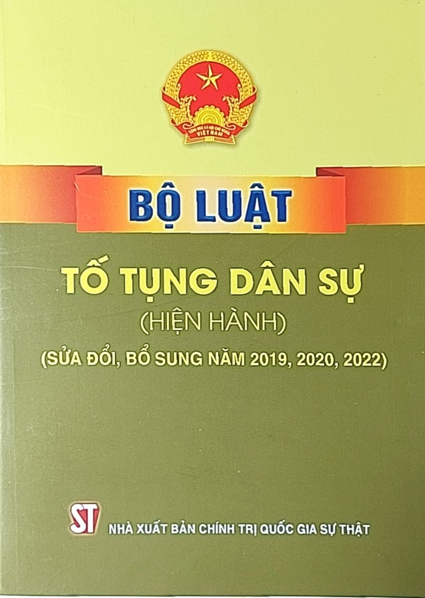 Bộ luật Tố tụng dân sự (hiện hành) (sửa đổi, bổ sung 2019, 2020, 2022)