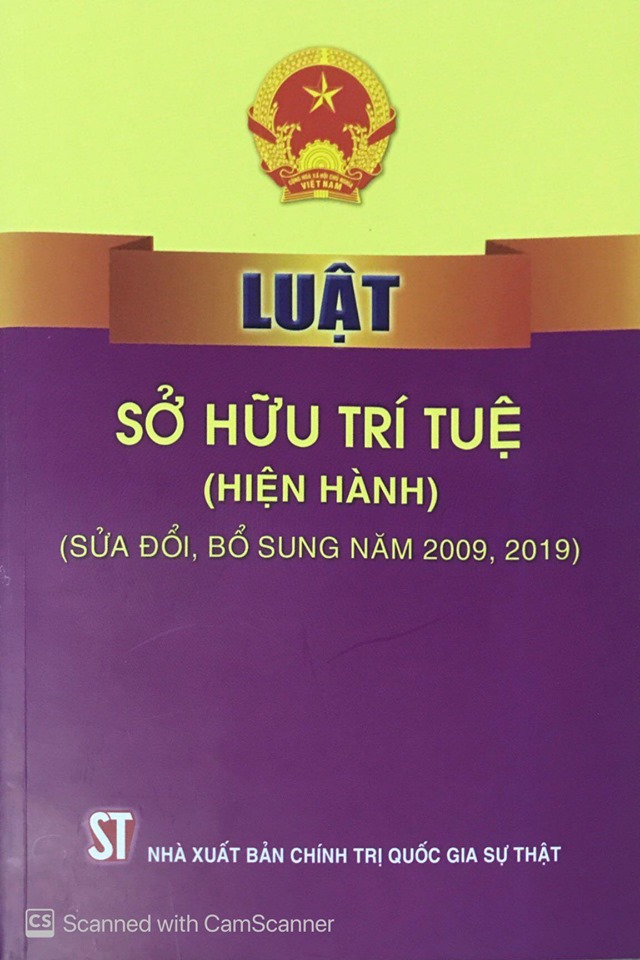 Luật Sở hữu trí tuệ (hiện hành) (sửa đổi, bổ sung năm 2009, 2019)