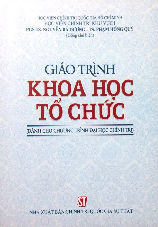 Giáo trình khoa học tổ chức