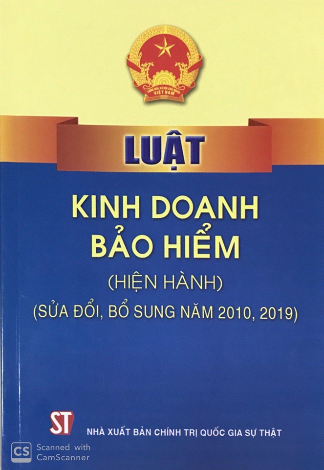 Luật Kinh doanh bảo hiểm (hiện hành) (sửa đổi, bổ sung năm 2010, 2019)