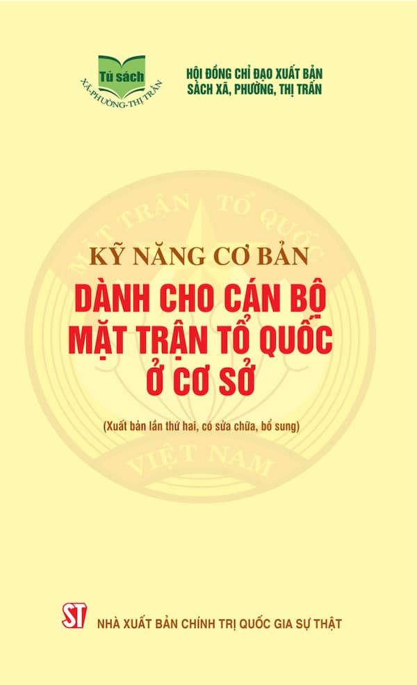 Kỹ năng cơ bản dành cho cán bộ Mặt trận Tổ quốc ở cơ sở