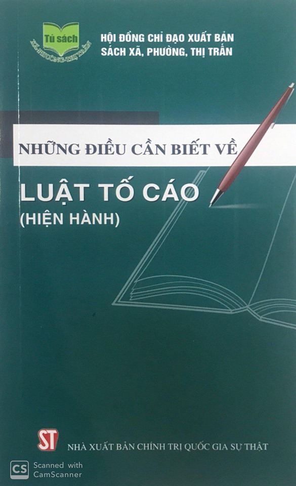 Những điều cần biết về Luật Tố cáo (hiện hành)