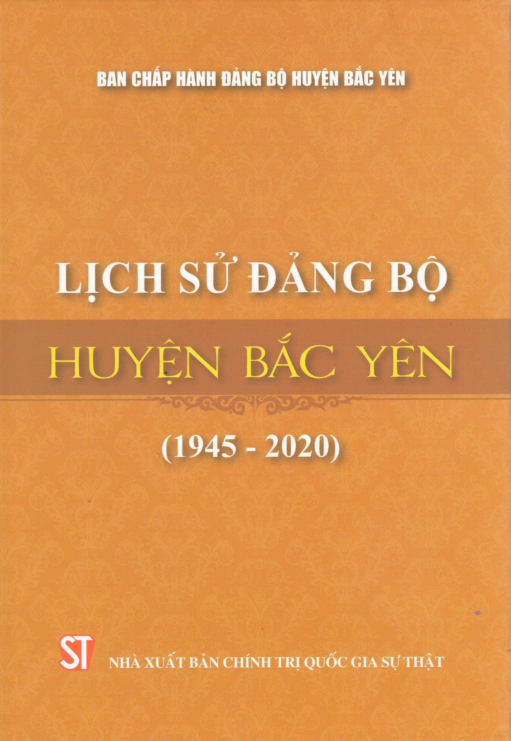 Lịch sử Đảng bộ huyện Bắc Yên (1945 - 2020)