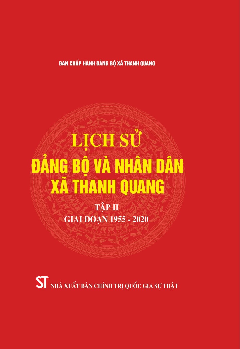 Lịch sử Đảng bộ và nhân dân xã Thanh Quang, Tập II, giai đoạn 1955 – 2020