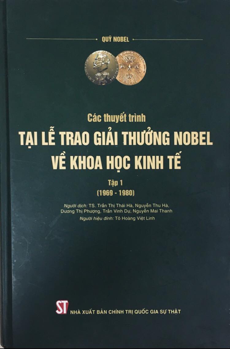 Các thuyết trình tại Lễ trao giải thưởng Nobel về khoa học kinh tế, tập 1 (1969 - 1980)
