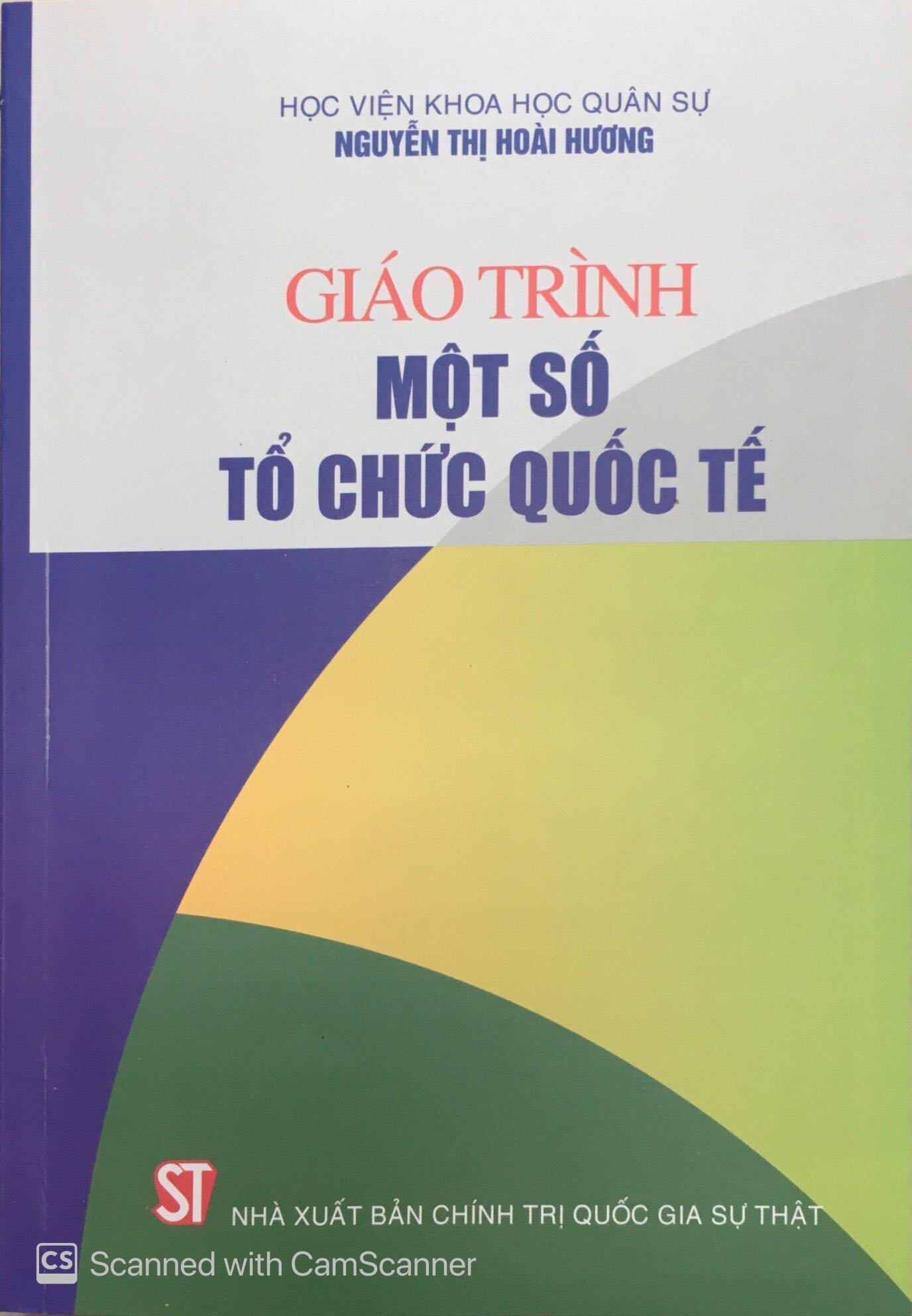 Giáo trình Một số tổ chức quốc tế