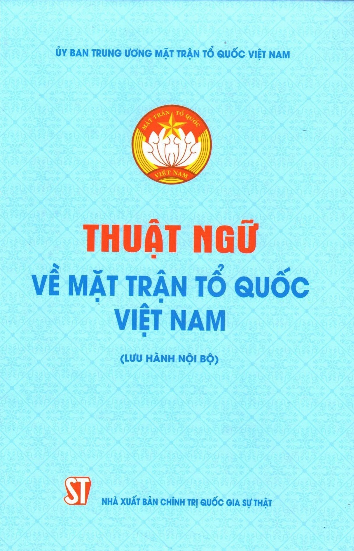Thuật ngữ về Mặt trận Tổ quốc Việt Nam (Lưu hành nội bộ)
