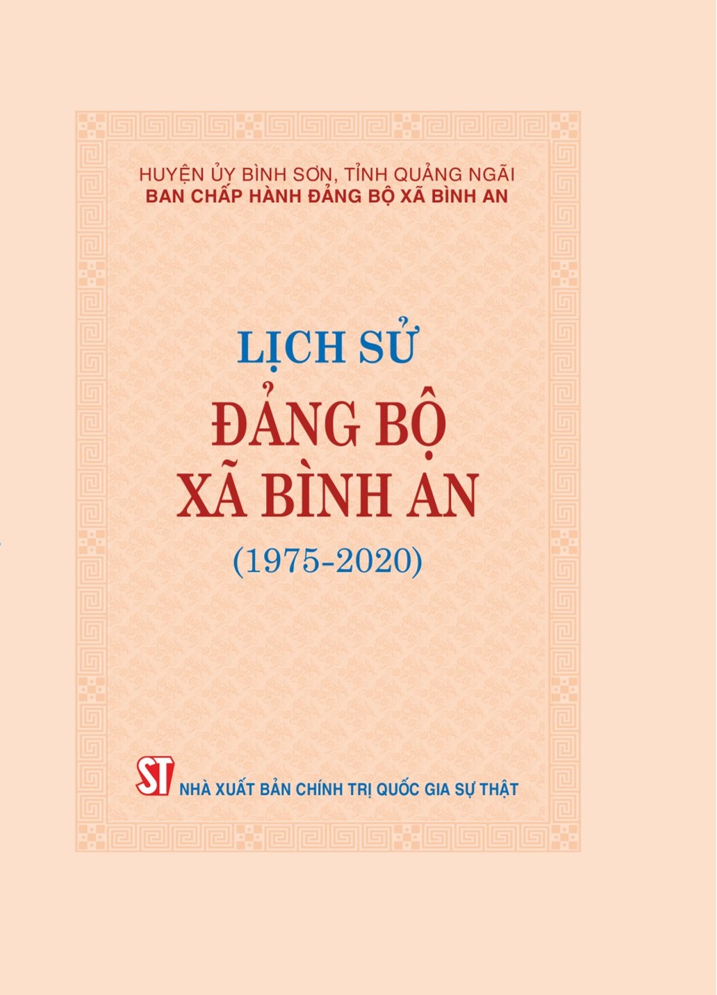 Lịch sử Đảng bộ xã Bình An (1975 - 2020)