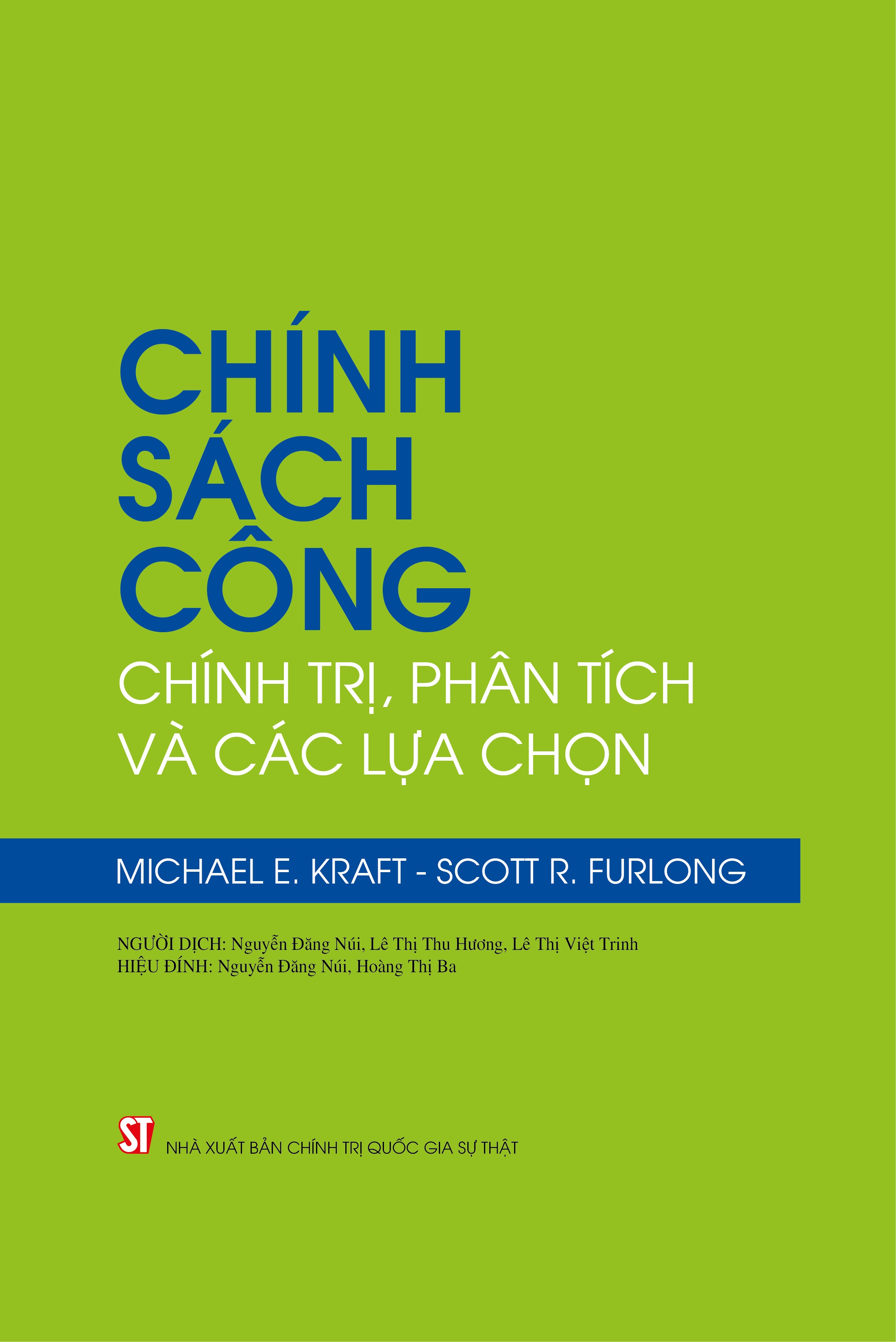 Chính sách công: chính trị, phân tích và các lựa chọn