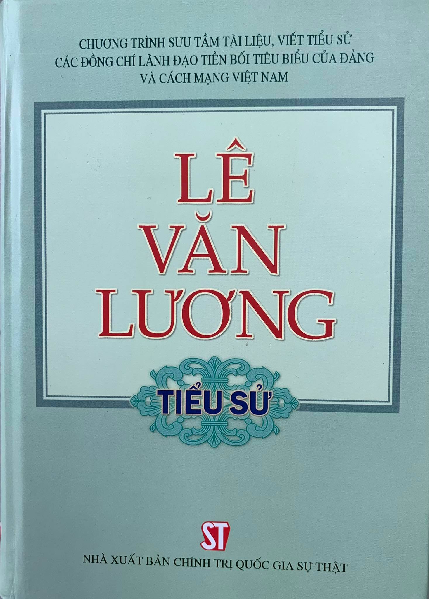 Lê Văn Lương - Tiểu sử