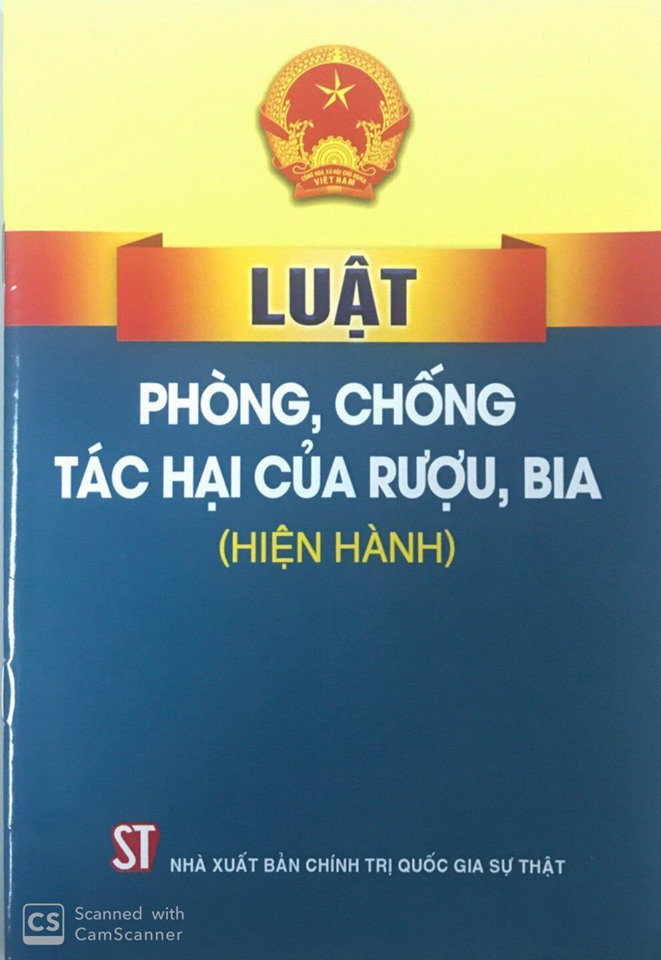 Luật Phòng, chống tác hại của rượu, bia (hiện hành) 