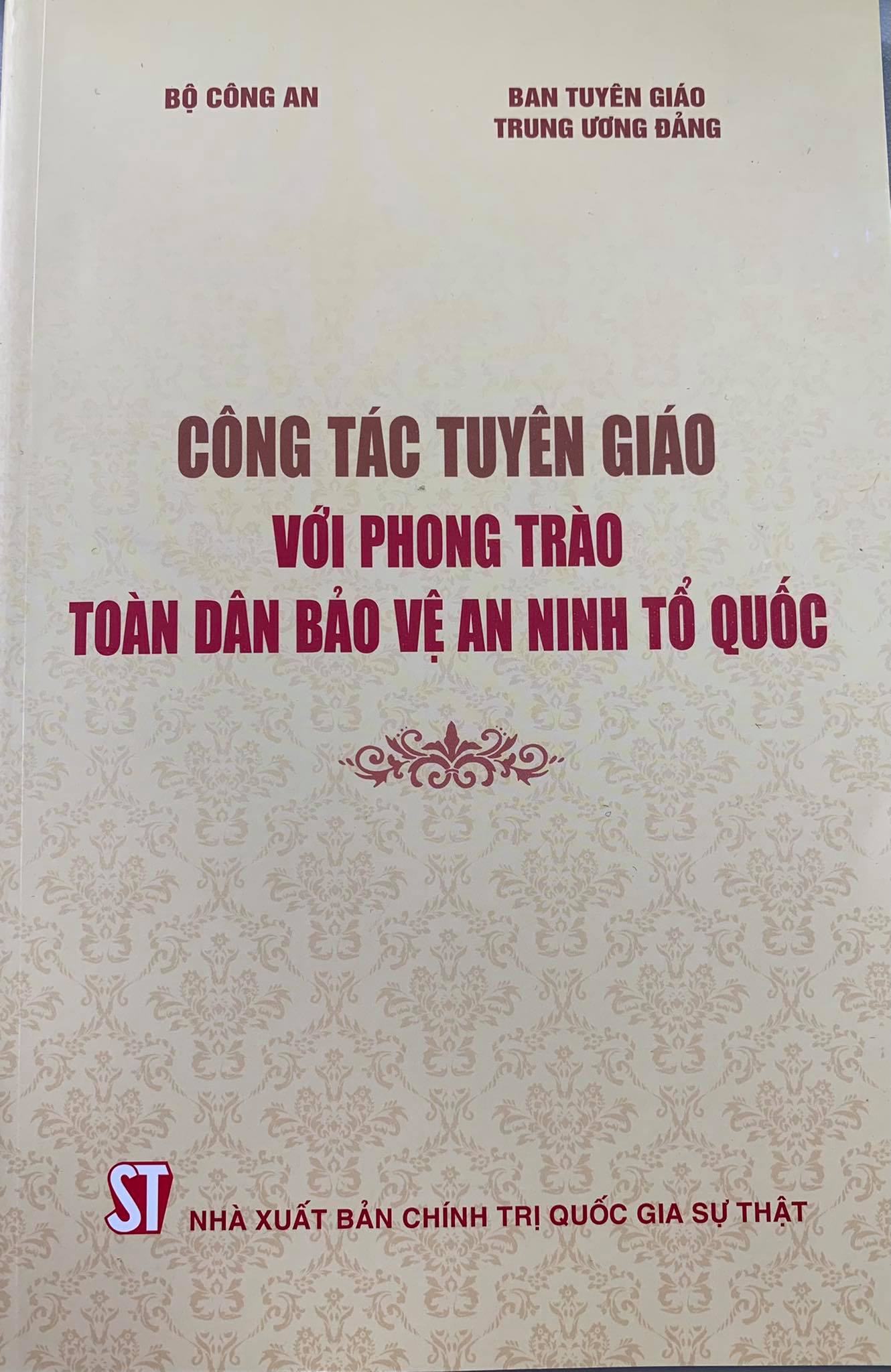 Công tác tuyên giáo với phong trào toàn dân bảo vệ an ninh Tổ quốc