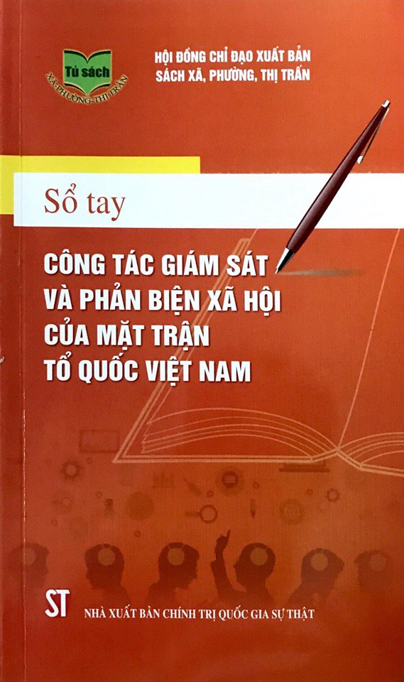 Sổ tay công tác giám sát và phản biện xã hội của Mặt trận Tổ quốc Việt Nam