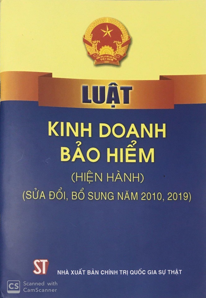 Luật Kinh doanh bảo hiểm (hiện hành) (sửa đổi, bổ sung năm 2010, 2019)
