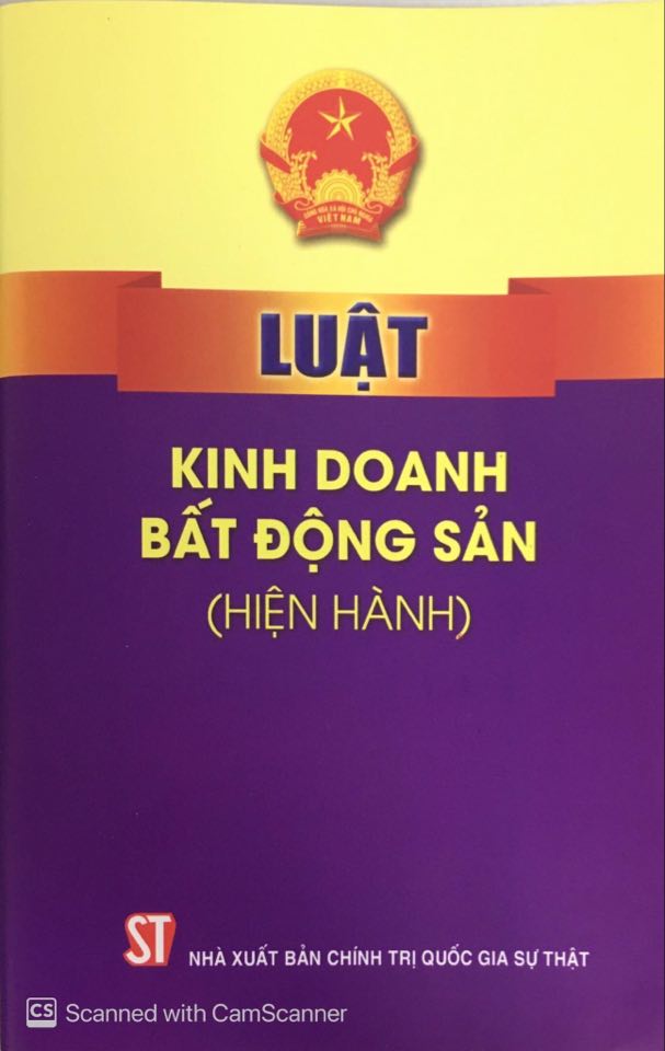 Luật Kinh doanh bất động sản (hiện hành)