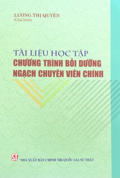 Tài liệu học tập Chương trình bồi dưỡng ngạch chuyên viên chính