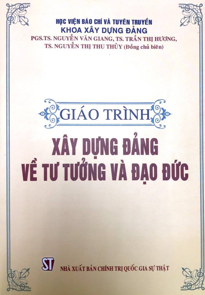 Giáo trình xây dựng Đảng về tư tưởng và đạo đức