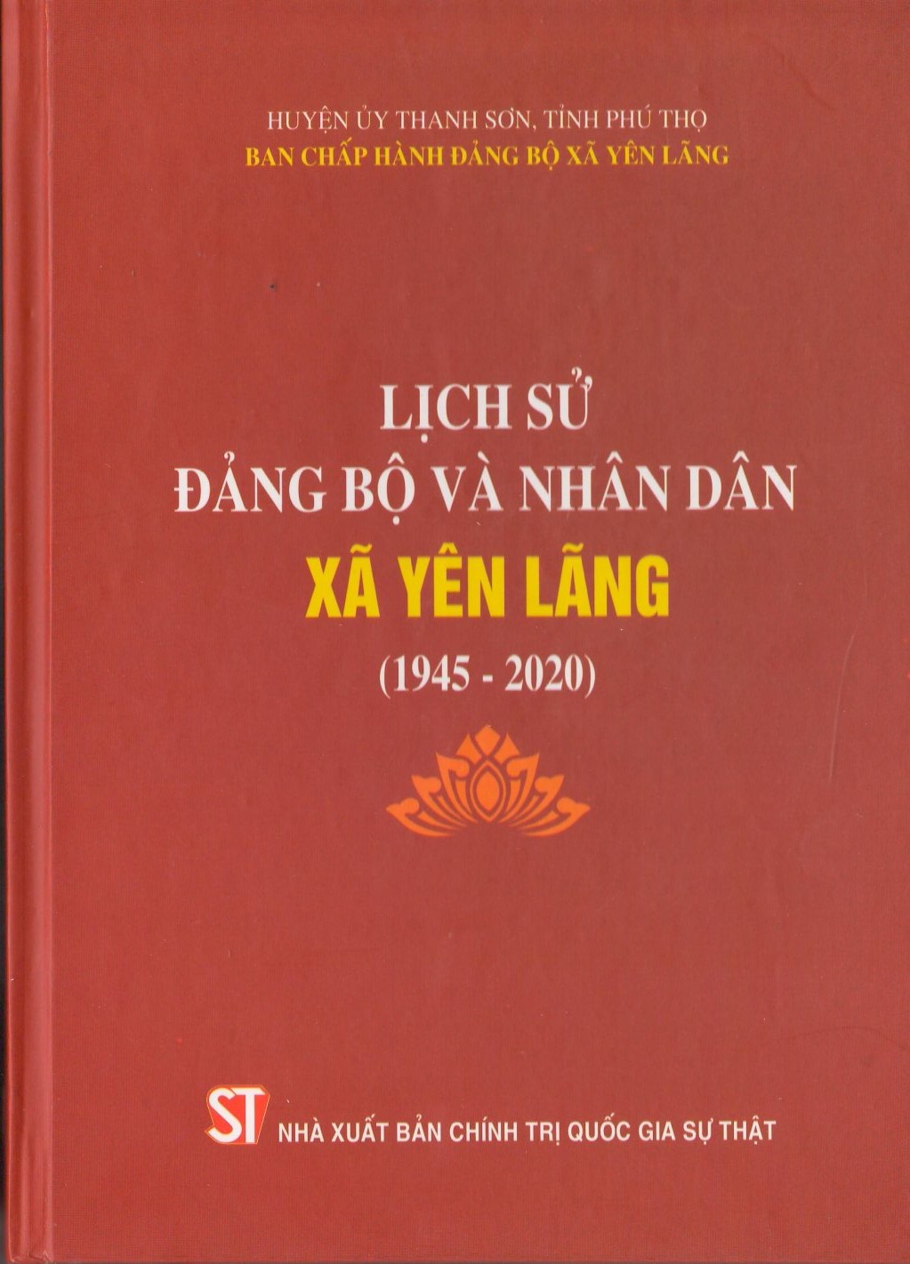 Lịch sử Đảng bộ và nhân dân xã Yên Lãng (1945 - 2020)