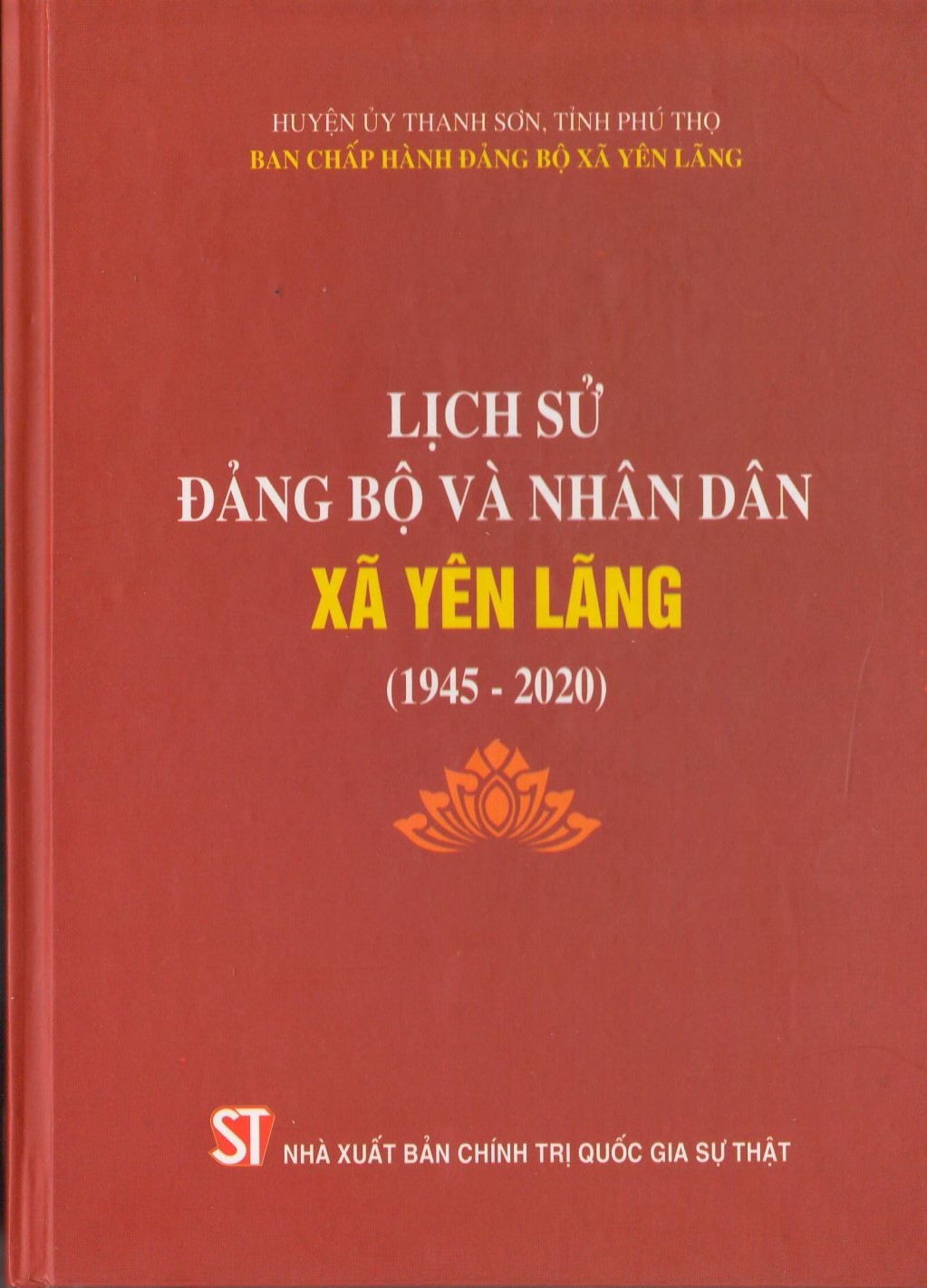Lịch sử Đảng bộ và nhân dân xã Yên Lãng (1945 - 2020)