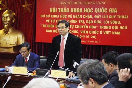 2. Đồng chí Phạm Minh Chính phát biểu tại Hội thảo