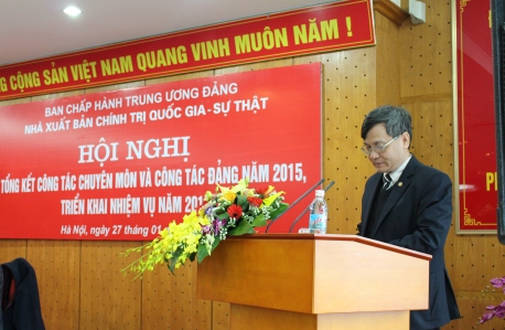 2. Đồng chí Đỗ Quang Dũng Phó Giám đốc - Phó Tổng Biên tập Bí thư Đảng ủy Nhà xuất bản