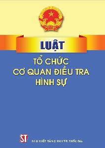 Luật tổ chức cơ quan điều tra hình sự