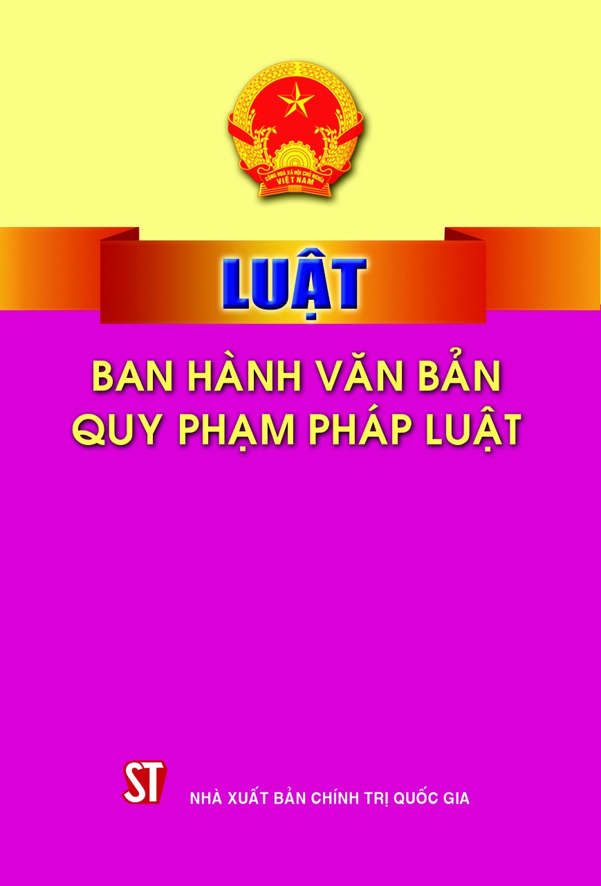 Luật ban hành văn bản quy phạm pháp luật năm 2015