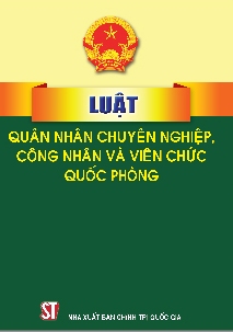 Luật quân nhân chuyên nghiệp và công nhân, viên chức quốc phòng