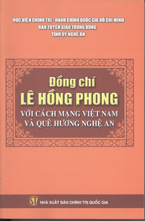 Đồng chí Lê Hồng Phong với cách mạng và quê hương Nghệ An