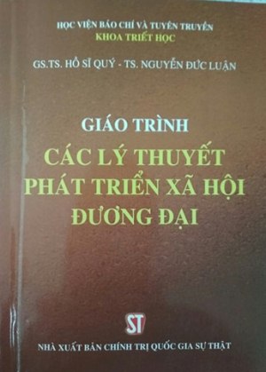 Giáo trình các lý thuyết phát triển xã hội đương đại