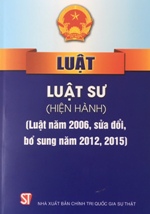 Luật luật sư (Hiện hành) (Luật năm 2006, sửa đổi, bổ sung năm 2012, 2015)