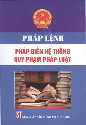 Pháp lệnh pháp điển hệ thống quy phạm pháp luật