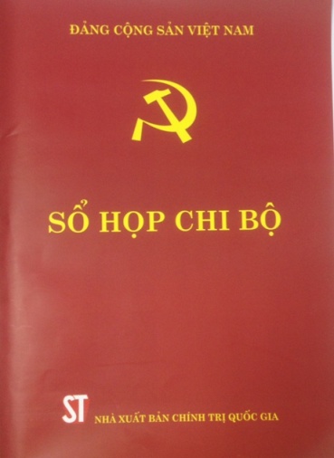 Sổ tay họp chi bộ