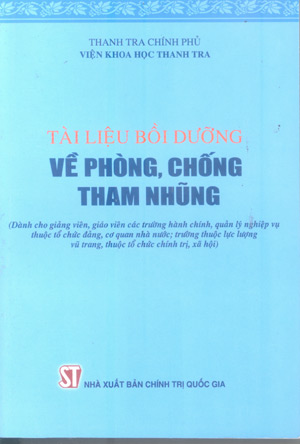 Tài liệu bồi dưỡng về phòng, chống tham nhũng