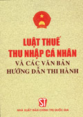 Luật thuế thu nhập cá nhân và văn bản hướng dẫn thi hành