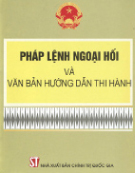 Pháp lệnh ngoại hối và văn bản hướng dẫn thi hành