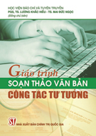 Giáo trình soạn thảo văn bản công tác tư tưởng